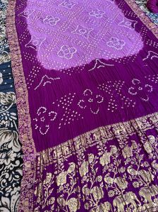 Rich Magenta Modal Silk Nakshi Pallu Bandej Saree