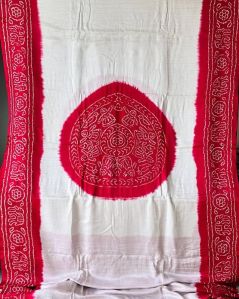 Pure Gaji Silk Mandal Bandhani Saree