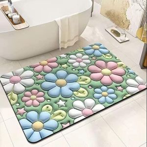 Multicolor 3D Bathroom Mat