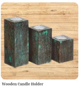 Wooden Candle Stand