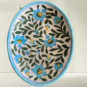 Pottery Oval Tray