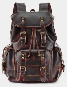 AB06 Anfaal Executive Leather Laptop Backpack