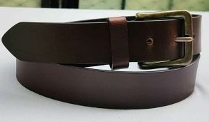 AI/008 Antique Brass Charm Tan Belt