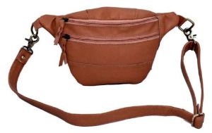 AW08 Anfaal Sleek Rider Leather Bum Bag