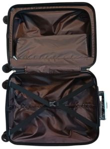 Brown ABS Trolley Bag