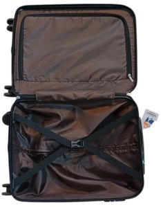 Mahroon ABS Luggage Trolley Bag