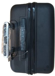 Black ABS Luggage Trolley Bag