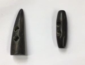 Natural Black Buffalo Horn Toggle
