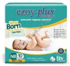 10 Pant Ezoy Plus Disposable Newborn Baby Diaper