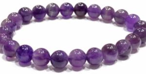 Amethyst Round Beads Bracelet