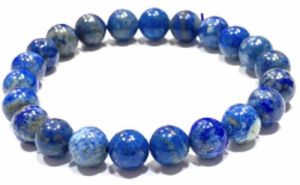 Lapis Lazuli Round Beads Bracelet