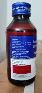 Triprolidine Hydrochloride 1.25mg + Codeine Phosphate 10 Mg Syrup