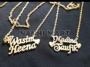 Personalized Golden Brass Chain