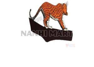 Brass Leopard Lapel Pin