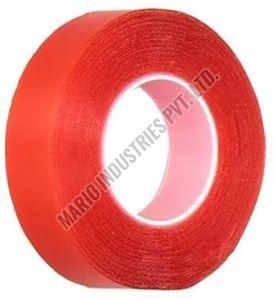 Double Sided Red Polyester Tape