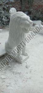 Marble Lion Statue