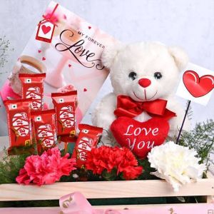 Customized Love You Chocolate Gift Hamper