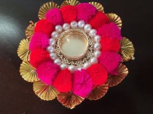 Stylish Decorated Flower Candles