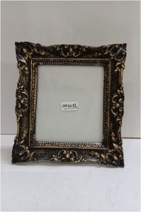 Vintage Black and Gold Ornate Square Photo Frame