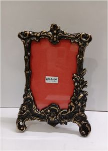 Vintage Ornate Black and Gold Photo Frame