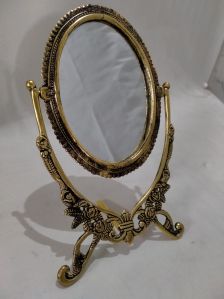 Vintage Ornate Oval Vanity Mirror