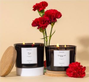 Decorative Jar Scented Wax Candle
