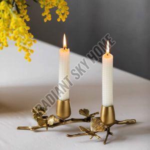 Gold Taper Candle Holder