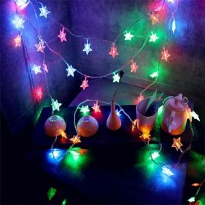 Multi Colour Mini Star String Lights