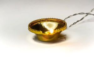 Golden Diya LED String Lights