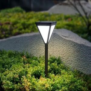 Solar Pathway Triangle LED Light