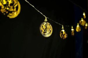 Ganesh Golden Metal LED String Lights