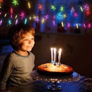 Multi Colour Mini Star String Lights