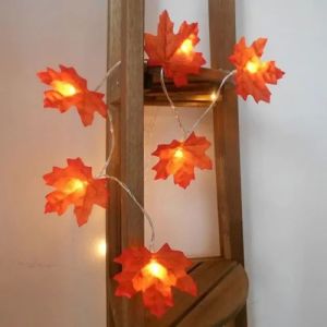 Maple Leaf LED String Lights
