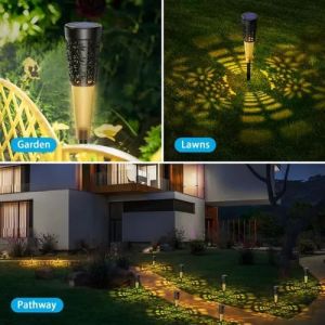 Solar Garden Lawn Light With Auto Sensor