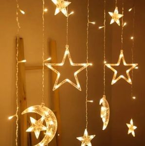 Ramdan Moon Star Decoration LED Lights