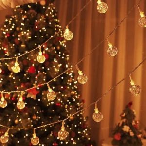 Crystal Bubble Ball String Lights