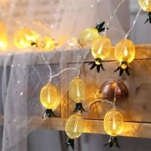 Pineapple Shape Metal String Lights