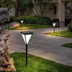 Solar Pathway Triangle LED Light