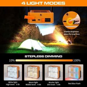 Rechargeable Solar Campaign Light