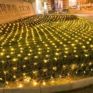 LED Net Mesh Curtain String Lights