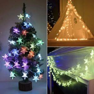 Multi Colour Mini Star String Lights