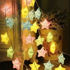Crack Star Shape LED String Lights