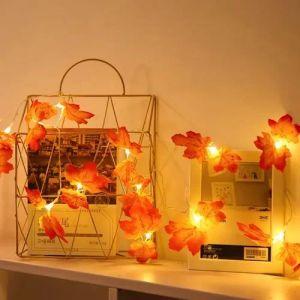Maple Leaf LED String Lights