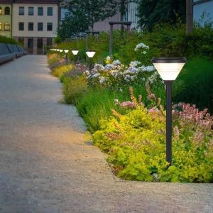 Solar Pathway Hexagon Lights