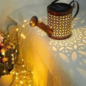 LED Solar Watering Can Lights