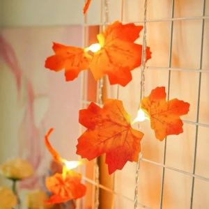 Maple Leaf LED String Lights