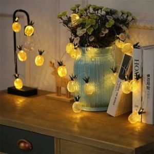 Pineapple Shape Metal String Lights