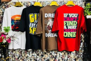 Mens Printed Oversized T Shirt