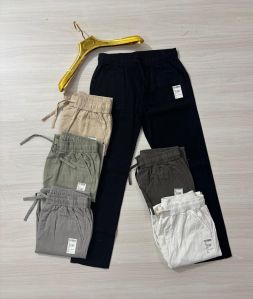 Mens Linen Track Pant