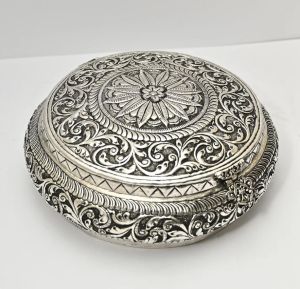 German Silver Dry Fruit Holder